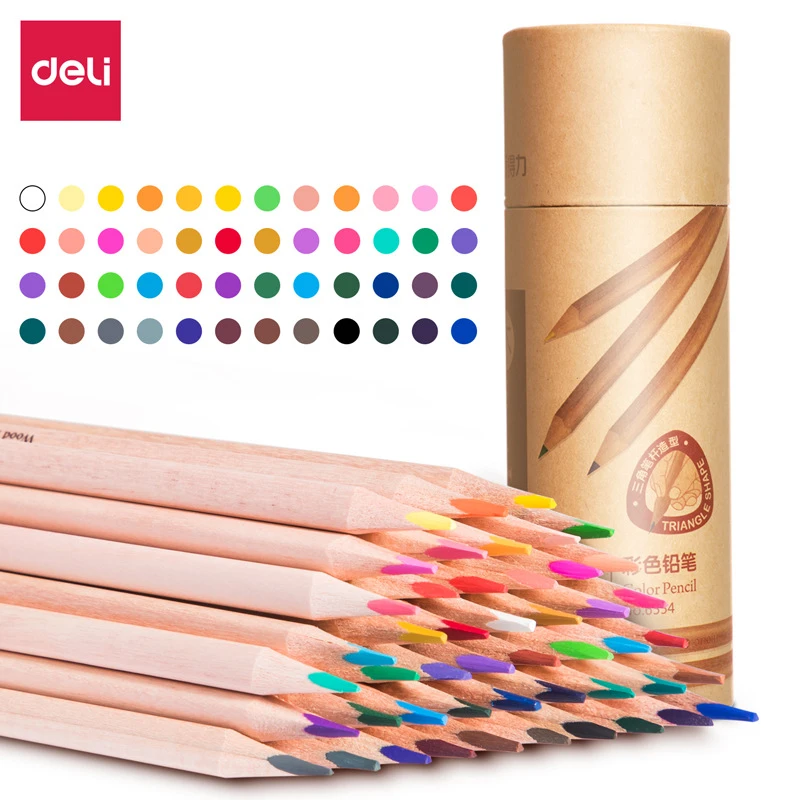 48 NEW Soft log Colors Non toxic colored pencils lapis de cor ...