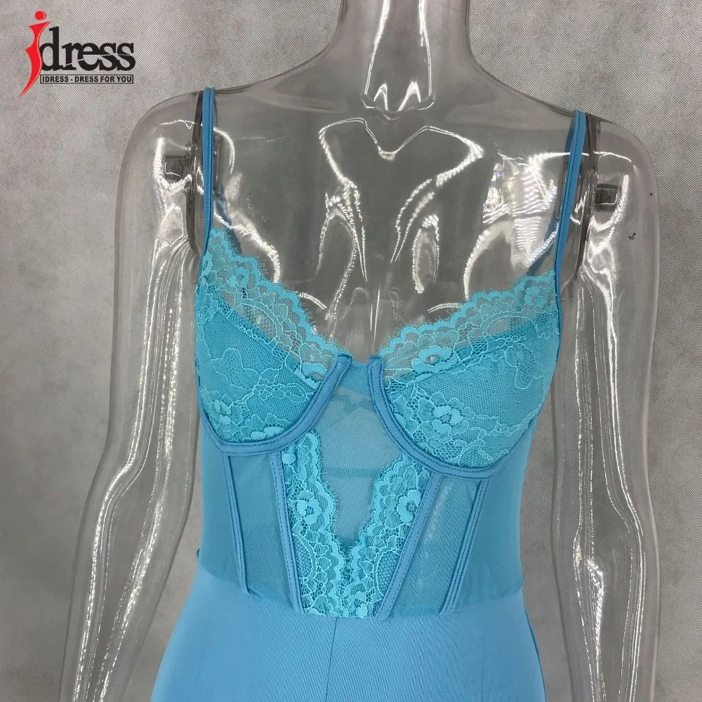 IDress Sexy Women See Through Floral Lace Sleepwear Babydoll Erotic Cosplay Costume Porno Body Mujer Mesh Sheer Lace Playsuit (37)