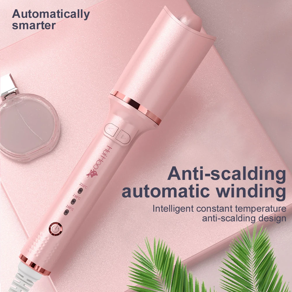 

Automatic Hair Curler Iron Rotate Ceramic Electric Hair Style Tool Fast Lasting Styling Portable Auto Air Spin Curling Wave