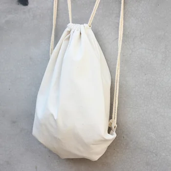 

Casual Drawstring Backpack Sack School Tote Gym Bag Dance Shoes Packbag
