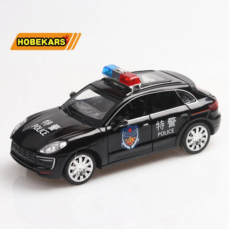 1:32 Model Police SUV Car Cayenne Diecasts &amp Toy Vehicles Metal Alloy Simulation Pull Back Cars Toys For Kids Gifts Children | Игрушки и