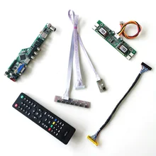 Для M190E5-L01/L0A LVDS 4CCFL 30Pin HDMI VGA USB AV RF клавиатура+ пульт+ инвертор T. V56 привод плата для карты ЖК-панель монитор DIY kit