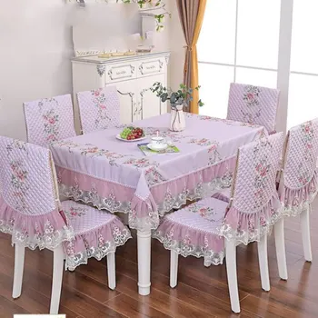 

Three Fresh Colors Pastoral Table Cover Cloth for Restaurant Hotel Banquet Plaid Tablecloth Chair Covers Rrectangle Tablecloth W
