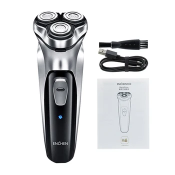 

Men Electric Shaver 3D Type-C USB Rechargeable Beard Razor Portable Trimmer Cutting Machine