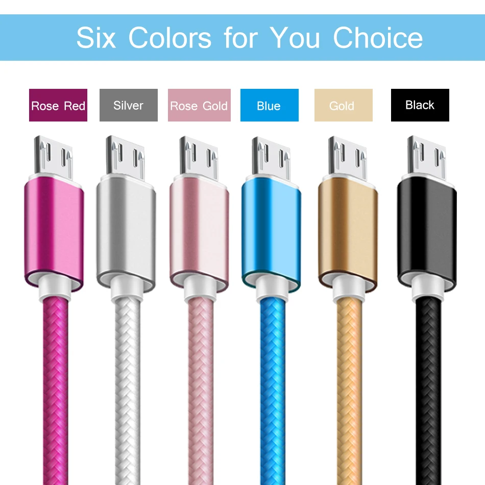 Fast Charging USB Cables Micro Usb Cable Android Mobile Phone Data Sync Charger Cable for Samsung A7 S7 for Xiaomi 1m/2m/3m Cord Fast Charging USB Cables Micro Usb Cable Android Mobile Phone Data Sync Charger Cable for Samsung A7 S7 for Xiaomi 1m/2m/3m Cord