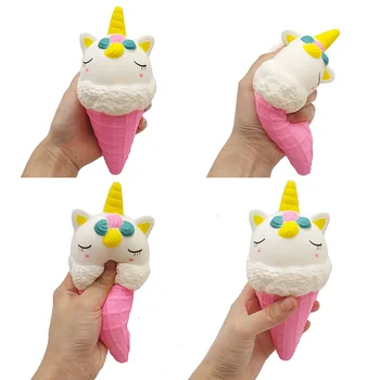 

Large Ice Cream Squeeze Toy Simulation Ice Cream Slow Rising Strap Practical Jokes Toy Kawaii Squishies Antistress Relax Toy