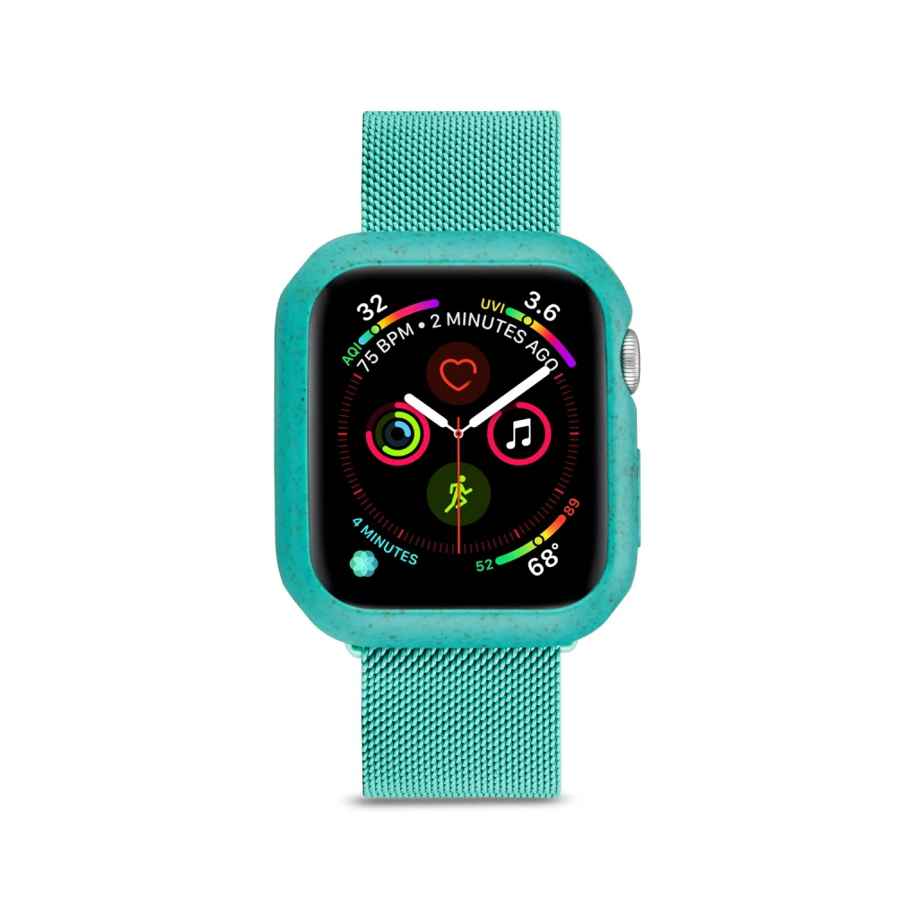 Бампер для Apple Watch Series 5 4 3 2 1 TPU чехол для iWatch 40 мм 44 мм 42 мм 38 мм защитный чехол силиконовый чехол рамка ремешок
