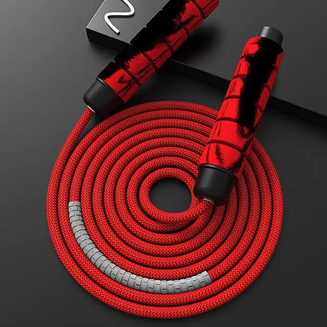 Jump Rope Crossfit Boxing Heavy Skipping Rope Foam Grip Handles for Fitness Workouts Endurance Strength Training Jump Rope Crossfit Boxing Heavy Skipping Rope Foam Grip Handles for Fitness Workouts Endurance Strength Training