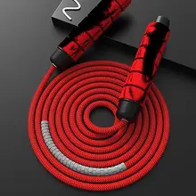 

Jump Rope Crossfit Boxing Heavy Skipping Rope Foam Grip Handles for Fitness Workouts Endurance Strength Training