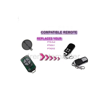 

2pcs PTX5V2 PTX-5V2 5V1 2V2 Triocode Replacment garage door remote control