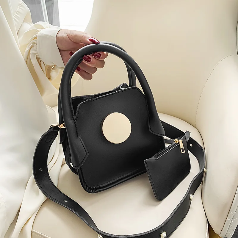 

2019 New Style Irregular Ear Square Bag Two-Piece Set Shoulder WOMEN'S Bag