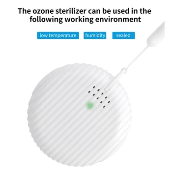 

Mini Portable USB Air Purifier Ozone Generator Cleaner to Remove Smell for Home Car Fridge