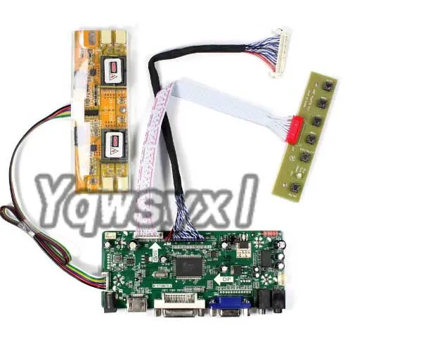 Комплект Yqwsyxl для контроллера ЖК светодиодный на MT230DW01 V0 V.0 VA V.A HDMI + DVI VGA |