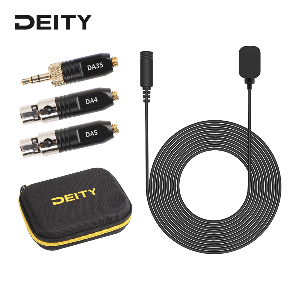 Deity W. Lav петличный микрофон TA4F TA5F 3,5 мм Microdot адаптер Комплект для Sennheiser Shure Lectrosonics Rode Nady Беспроводная система