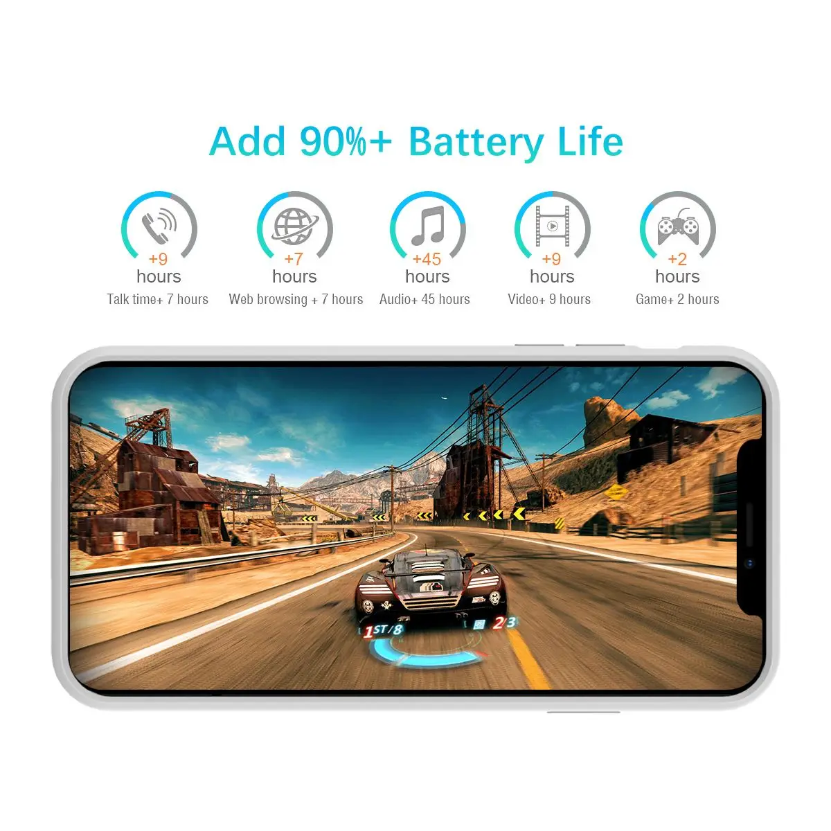 Для iPhone 11 Pro Max 6,5 дюймов зарядное устройство чехол 6200 мАч внешнее резервное зарядное устройство Внешний аккумулятор Защитный Чехол ударопрочный чехол