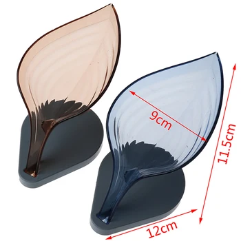 

Leaf Shape Soap Box Bathroom Soap Holder Dish Storage Plate Tray Holder Case Bathroom Supplies Bathroom Gadgets
