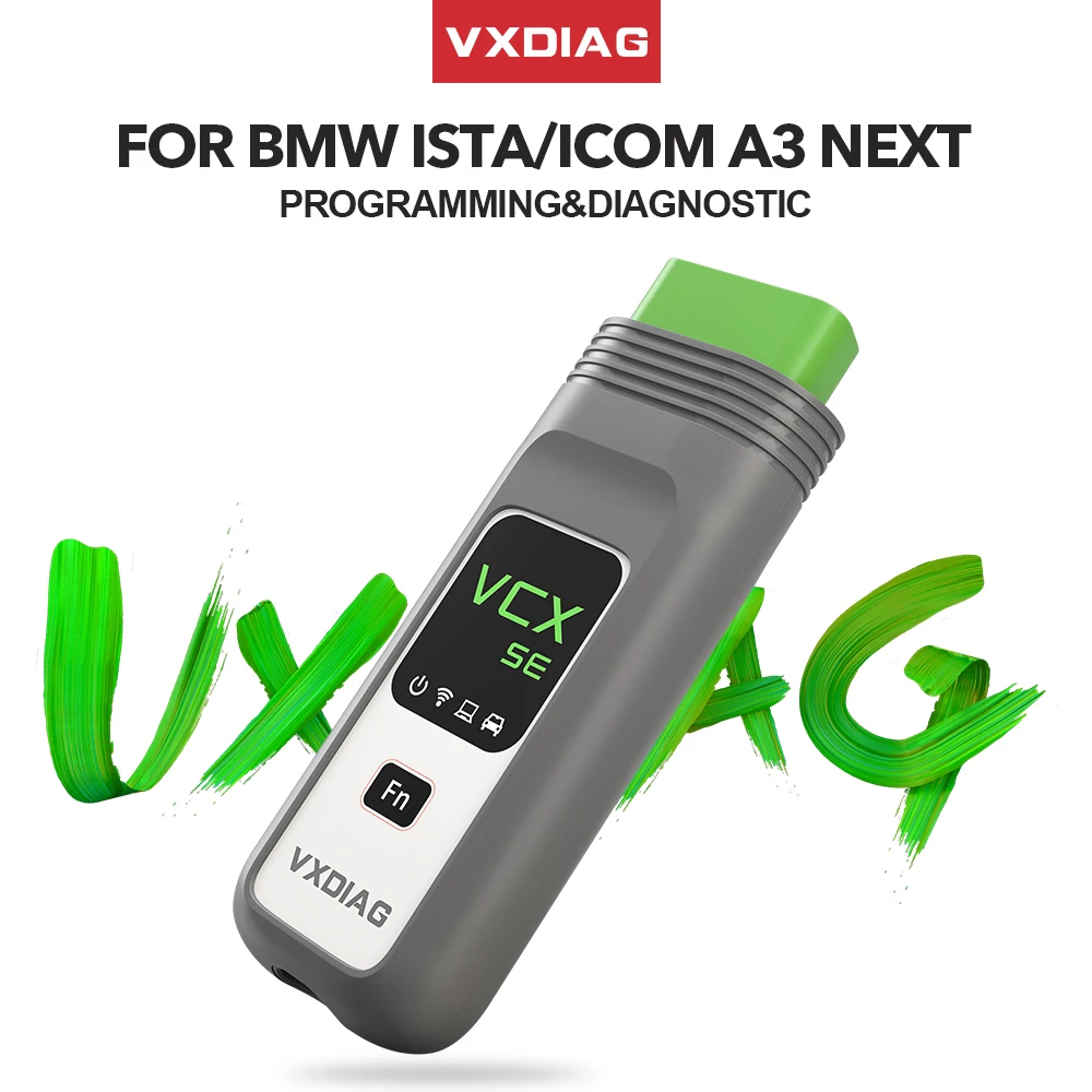Vxdiag vcx se para bmw obd2 scanner de diagnóstico do carro icom a2 a3 próxima ferramenta de programação ecu para bmw ista mini codificação inpa