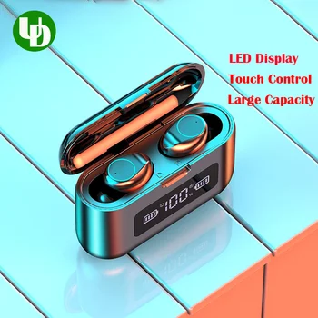 

2020 9D TWS Bluetooth Earphone with Microphone Sports Waterproof Wireless Headsets Smart Touch Control Music Earbuds For Phone