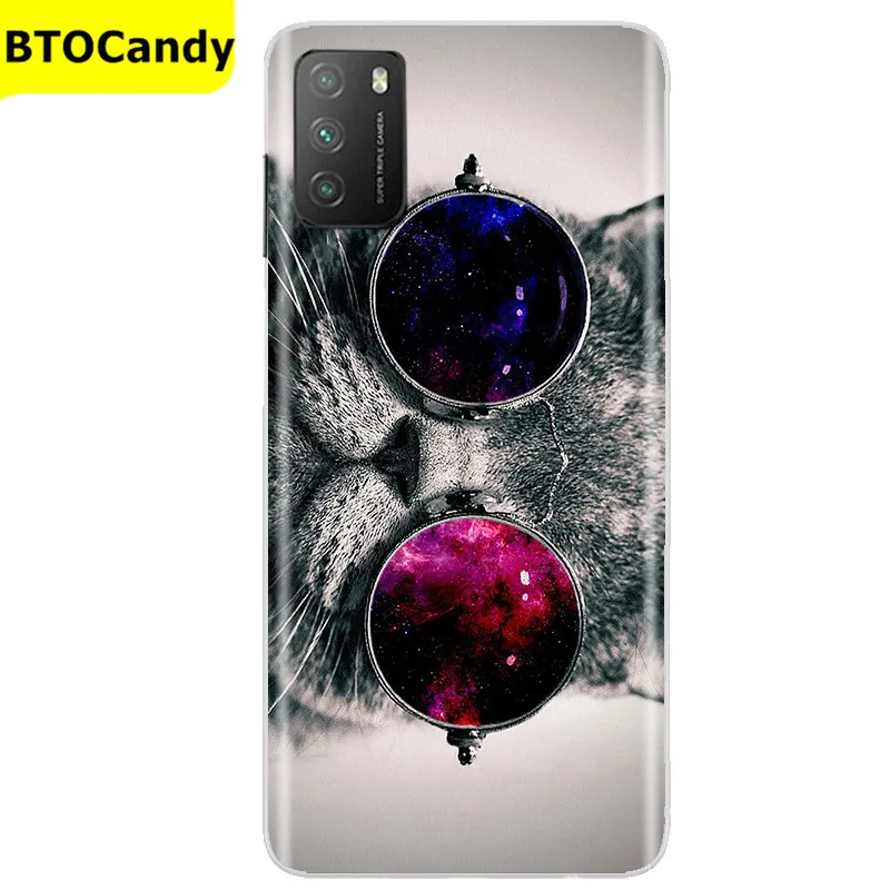 pouch mobile For POCO M3 Case Soft Silicone Back Phone Case for Xiaomi Poco M3 Pro 5G Back Cover Soft TPU Coque for POCO M 3 M3 Silicone Case best iphone wallet case Cases & Covers