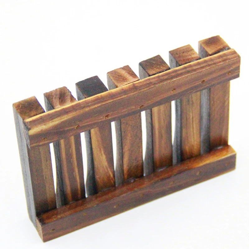 

Wooden Soap Case Holder Natural Rectangular Wood Soap Dish Holder For Kitchen Bathroom Sponge Scrubber Soap storage rack