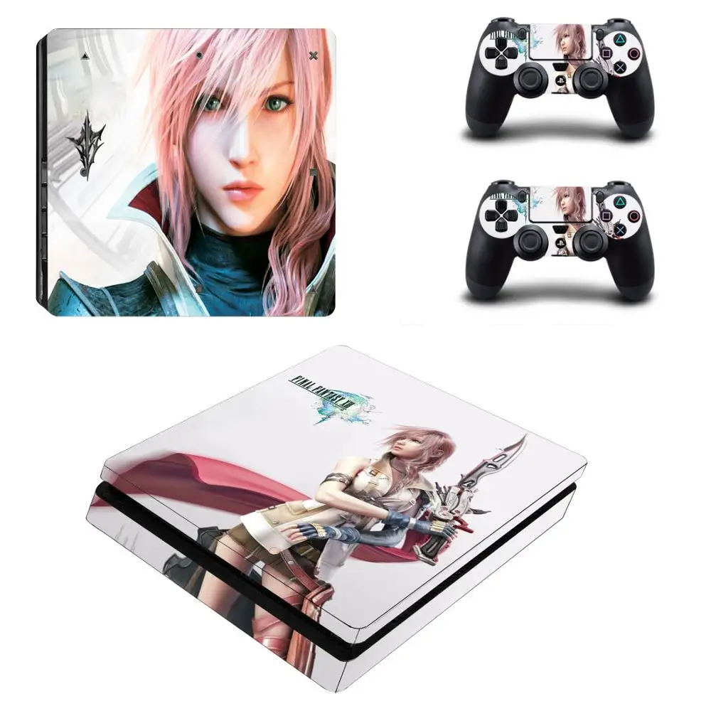 Final Fantasy PS4 Slim sticker s Play station 4 наклейки для кожи наклейки для playstation 4 PS4 Slim консоль и контроллер Кожа винил