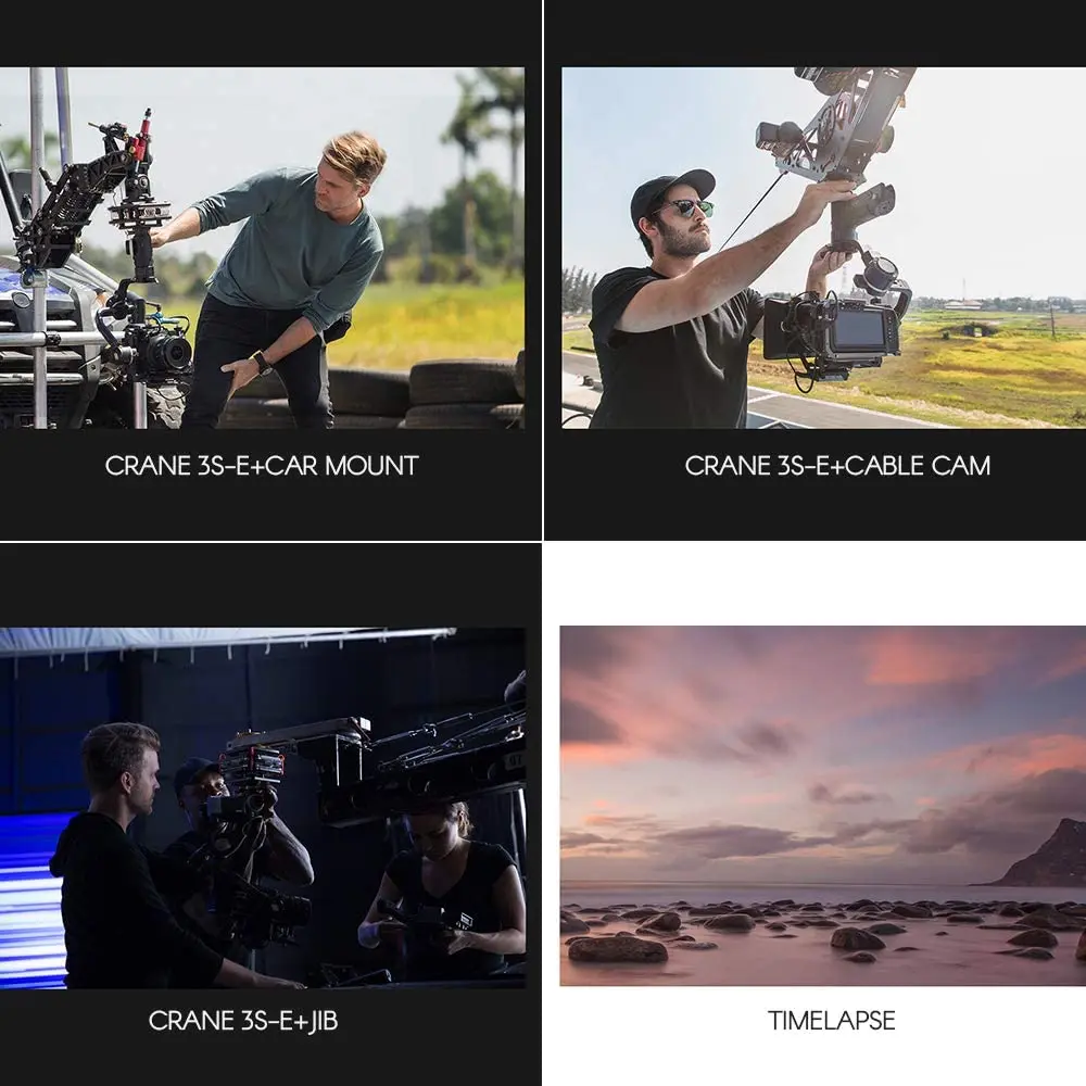 Zhiyun Crane 3S Smartsling Kit 3 осевой ручной карданный стабилизатор для DSLR камер и