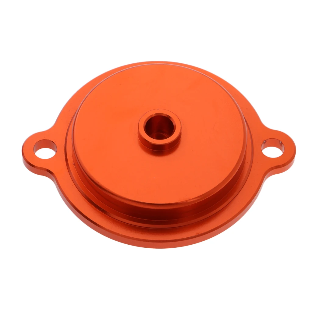 ORANGE MOTOCROSS OIL FILTER COVER CAP FOR   EXC-F450 12-16