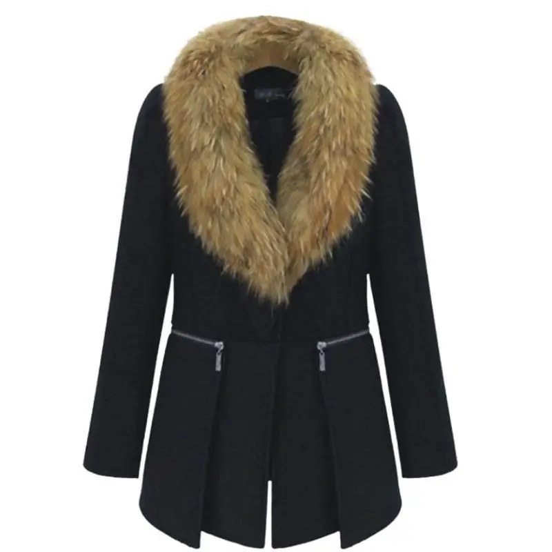 Осенне-зимнее пальто женское повседневное шерстяное однотонное пальто блейзеры женские элегантные двубортные длинные пальто женские большие размеры