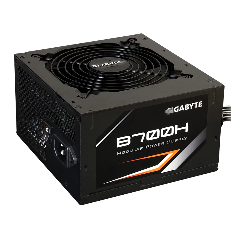 PSU для Gigabyte ATX 12 в 80 плюс Бронзовый половина модуль игры немой блок питания 700 Вт блок питания B700H