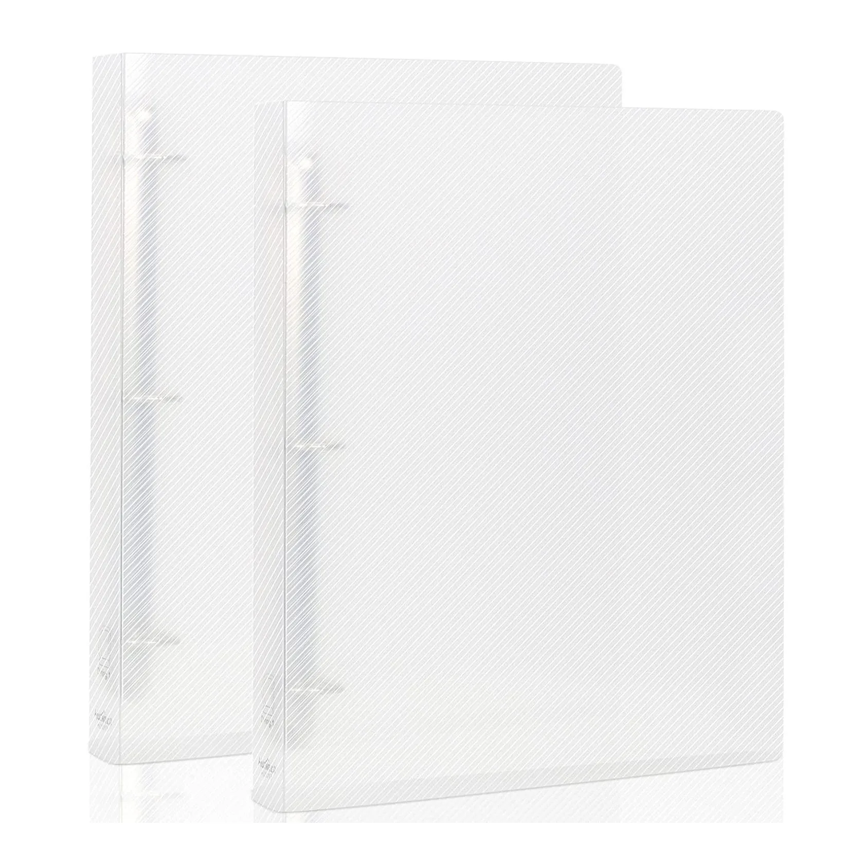 A4 Size 3 Ring Transparency Binder Cover Organizer Folder Holds 8.5'' x 11'' Paper Clear View Binder D Ring for School Office pp folder notebook binder cover plastic file bag photo album refill pages ring binder pockets photocard binder craft storage binder