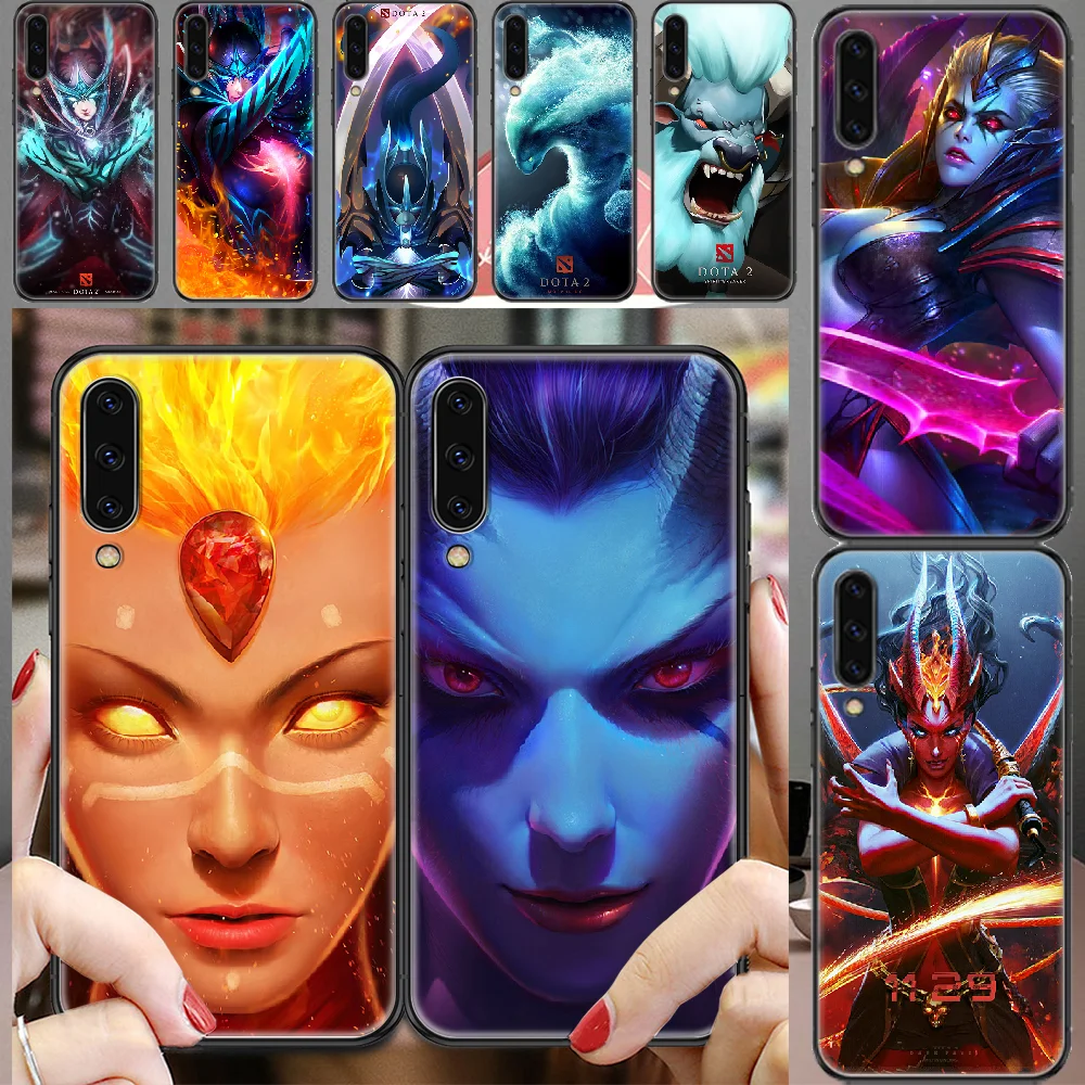 Чехол для телефона Dota 2 с логотипом Samsung Galaxy A 3 5 7 8 10 20 21 30 40 50 51 70 71 E S 2016 2018 4G черный