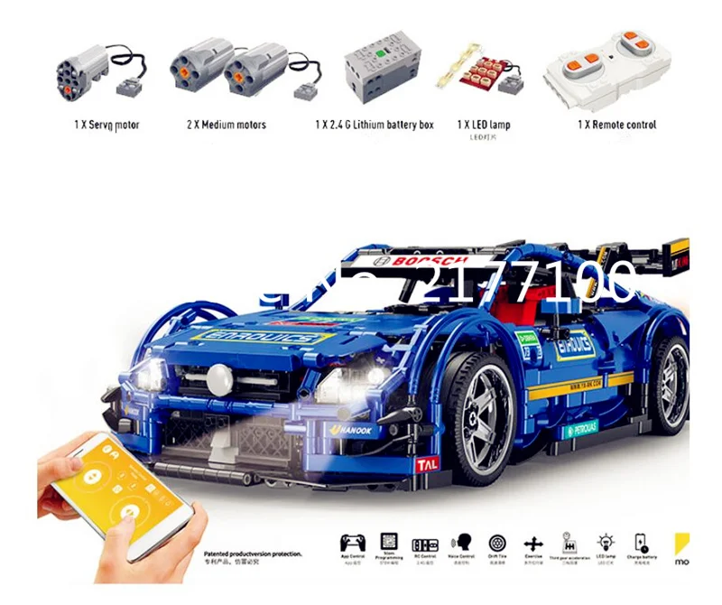

NEW 13067 Technic series the C63 Coupe Model Building Blocks Classic MOC-6687 RC Racing Car Toys for children