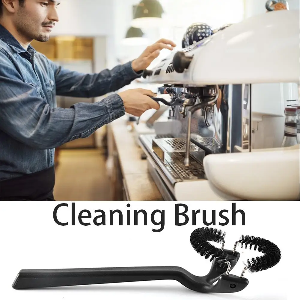 

New Semi-automatic Coffee Machine Cleaning Brush Detachable Nylon Bristle Brush Head Cleaner Coffee Grime Cleaning Tools