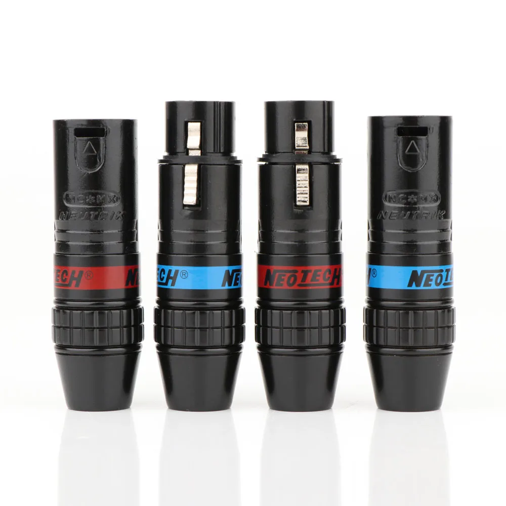 

4PCS XR1812 3Pin XLR Male to Female Microphone Extension Cable Microphone Cables Plug Audio Socket Audio Connector Adapter