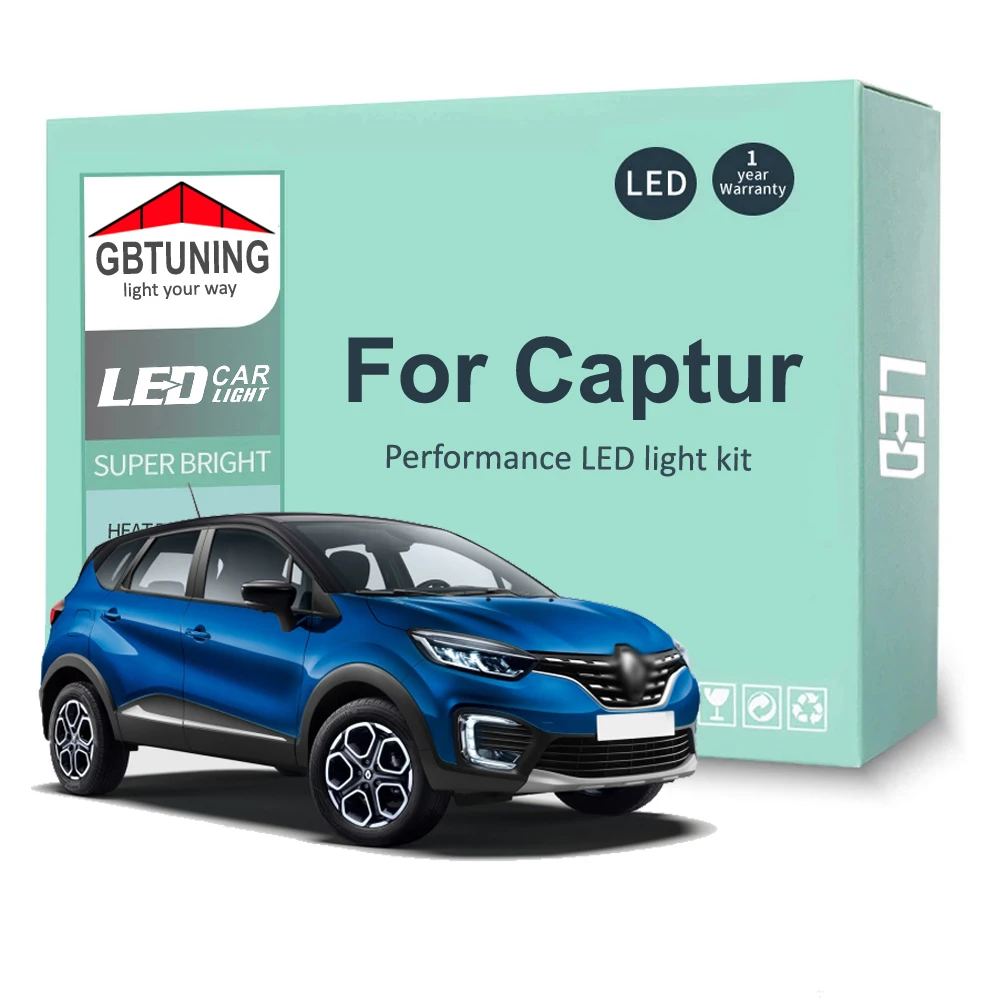 10 светодиодный т. комплект светодиодных ламп для светильник освещения Renault Captur