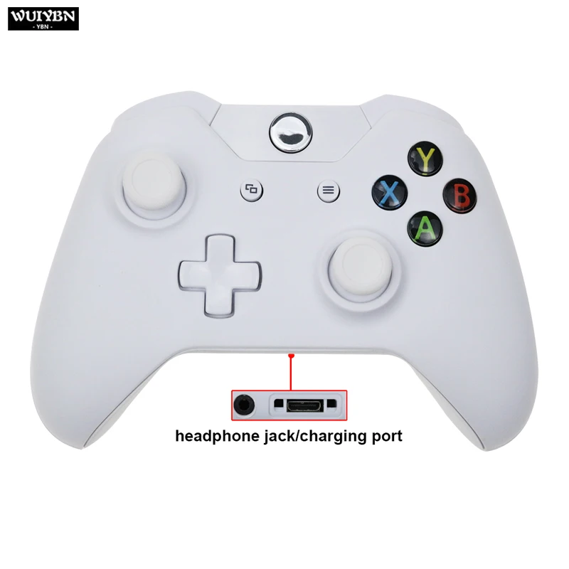 with headphone jack WUIYBN геймпад XB один контроллер беспроводной джойстик для microsoft X box один компьютер тонкая консоль ПК Win7/8/10 - Цвет: with headphone jack