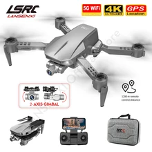 L106 pro rc zangão gps 4k hd câmera anti-agitação auto-estabilização de 2 eixos cardan profissional fotografia aérea quadcopter dron brinquedo