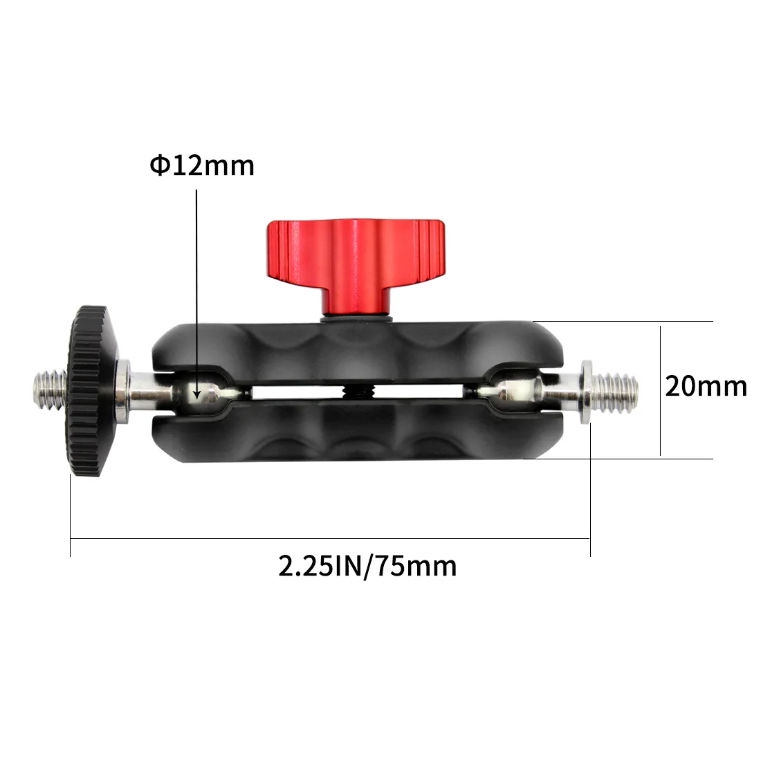 XT-XINTE алюминиевый DSLR камера Magic Arm Dual 1/" шаровая Головка крепление на руль Супер Зажим Горячий башмак монитор Штатив для Canon Nikon