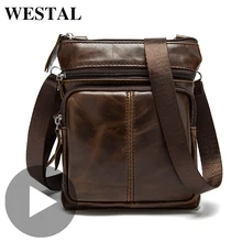 Westal Shoulder Messenger Women Men Bag Genuine Leather Office Work Business Briefcase For Handbag Male Female Portafolio Retro Briefcases Westal Shoulder Messenger Women Men Bag Genuine Leather Office Work Business Briefcase For Handbag Male Female Portafolio Retro Briefcases