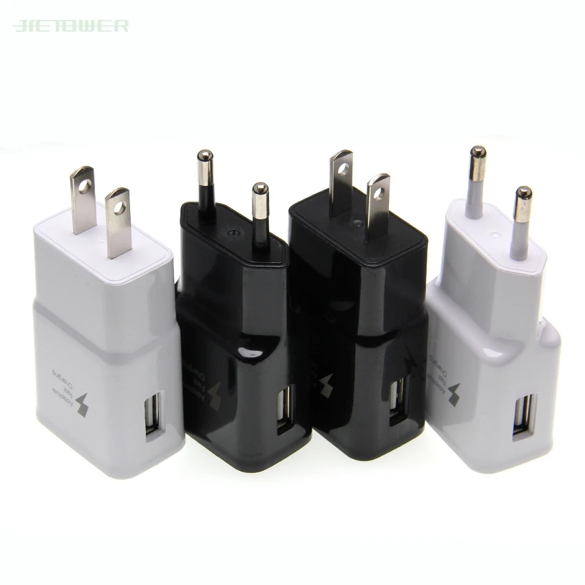 50 шт./партия быстрое зарядное устройство EU US Plug USB зарядное устройство адаптер быстрое зарядное устройство для мобильного телефона совместимое настенное зарядное устройство для Samsung Galaxy S6