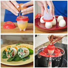 6 шт. мини антипригарный силиконовый яичный котел 6 шт. яичный стакан чашка для яиц на пару микроволновая печь подходит для хранения продуктов для мамы и ребенка