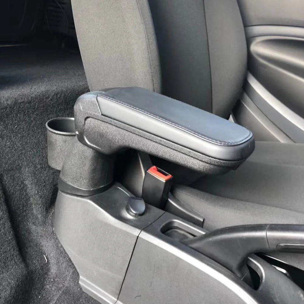 Кожаный подлокотник с подстаканником для Mercedes New Smart 453 Fortwo Forfour 2015 2018