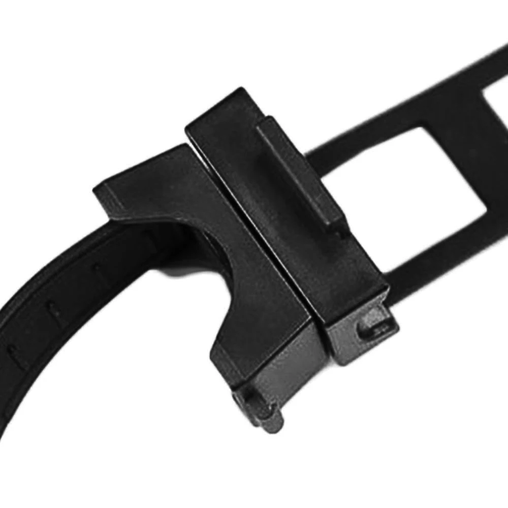 Top Silicone Black Cycling Tools Electric Motorcycle Flashlight Bracket Bicycle Light Clip Practical Outdoor Bicycle Clip Durable 1