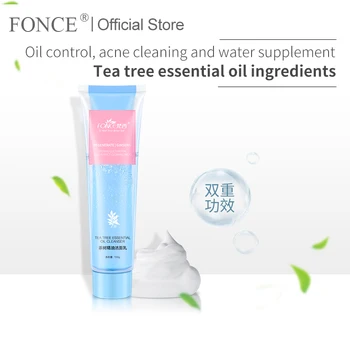 

Fonce Tea tree essential oil amino acid facial cleanser 100g in addition to acne control oil