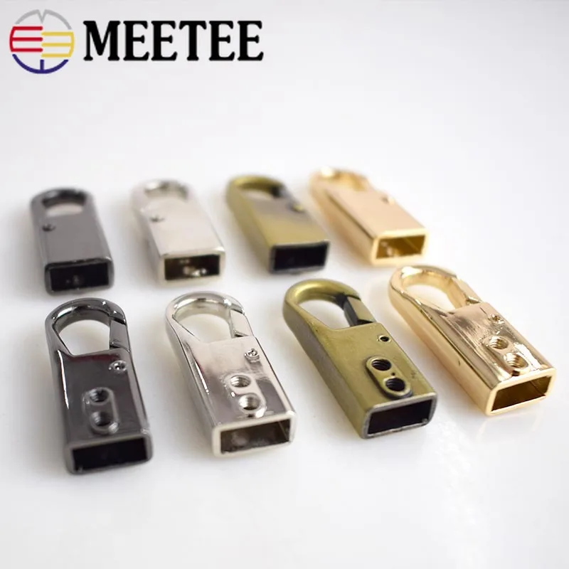 5/10 шт. Meetee 10 мм Сумка на ремешке с металлической пряжкой защелкивающийся крючок