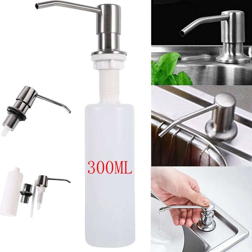 300ml Meja Tangan Cair Penggantian Pompa Kitchen Sink Dispenser Sabun 84 Sabun Cair Dispenser Aliexpress