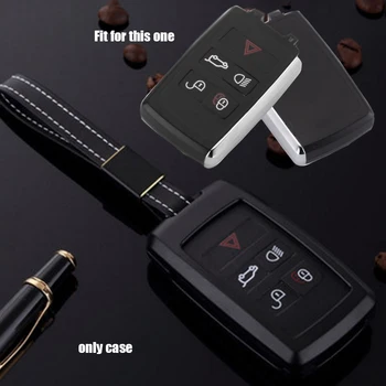 

High Quality Aluminium Alloy Key Cover Shell Case Holder Ring For 2018 Land Rover Range Rover Sport Evoque Velar Discovery 5