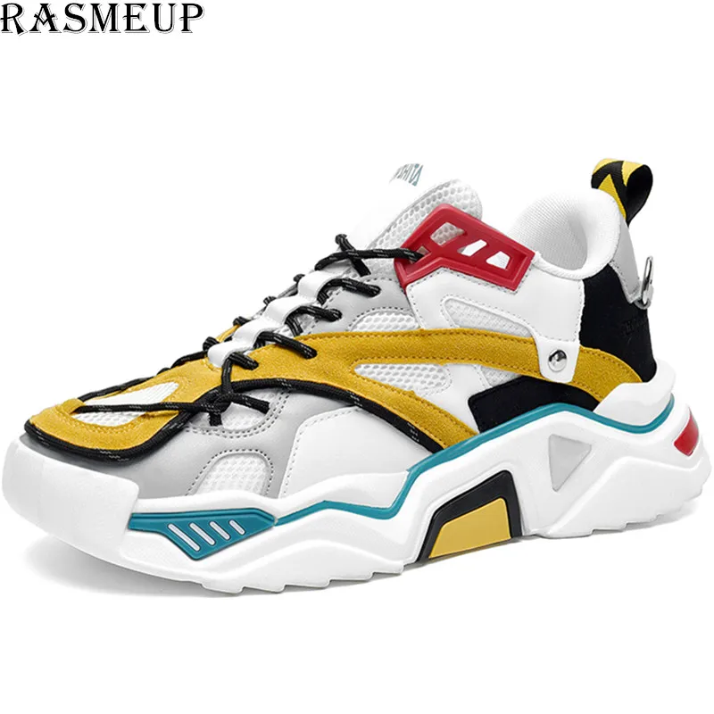 Женские кроссовки на платформе RASMEUP дышащие повседневные массивной подошве