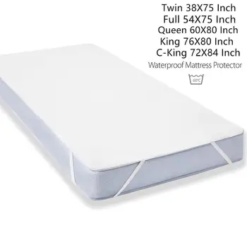

Cotton Terry Matress Cover 100% Waterproof Mattress Protector Bed Bug Proof Dust Mite Mattress Pad Cover For Mattress