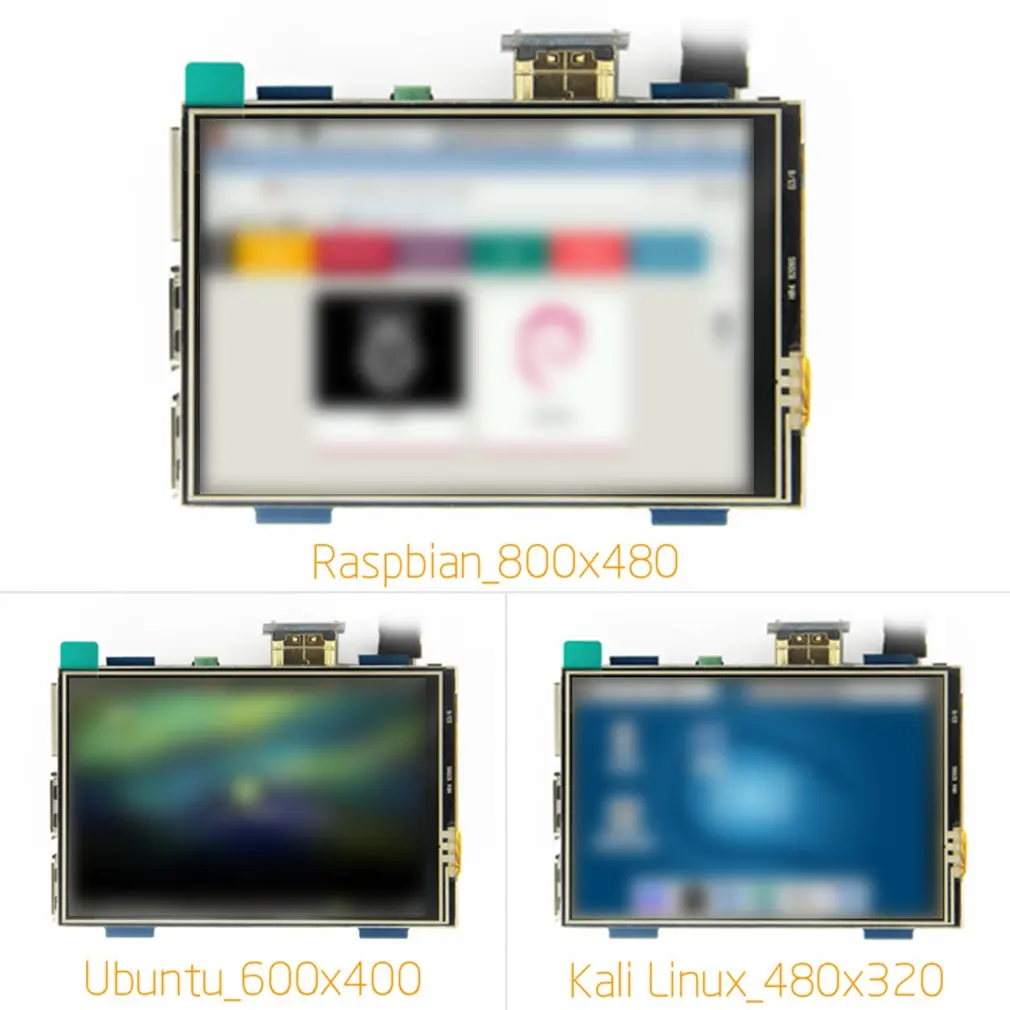 Pi сенсорный экран для Raspberry lcd 4-дюймовый дисплей модуль 800*480 ips сенсорный экран для Raspberry Pi 4 Модель B 3B+/3B/2B/B